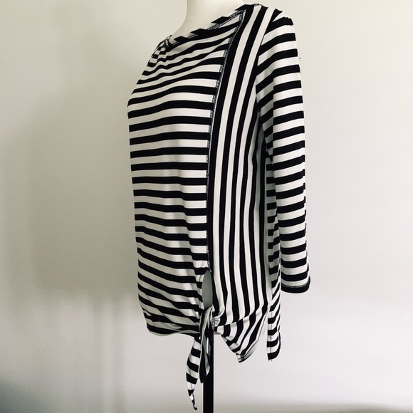 Jones New York striped boatneck top - Picture 5 of 10